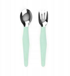 Everyday Baby Rozsdamentes acél evőeszközkészlet, menta (E10506)