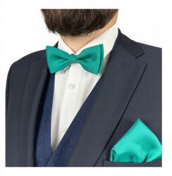 CGM Csokornyakkendő és párnahuzat Elegáns zöld malachit csokornyakkendő (M3/44/WYP)