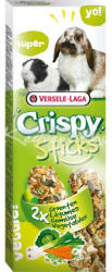 Versele-Laga Crispy Crispy Sticks Rabbits-Guinea Pigs Vegetables 2db rágcsáló magrúd 110 g (VL462058)