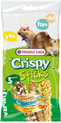 Versele-Laga Crispy Crispy Sticks Omnivores Triple Variety Pack rágcsáló magrúd 160g (VL462079)