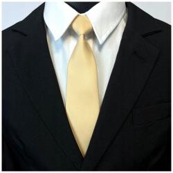  Bézs fiú nyakkendő gumival, kész nyakkendő (K4/46)