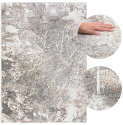 e-floor Nappali szőnyeg 120x170cm Glamour Puha Modern Márvány Bézs Kő (507521)
