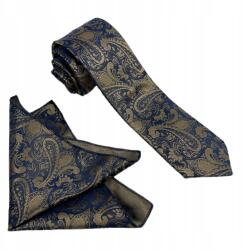 CGM Jacquard nyakkendő arany-fekete, párnahuzattal (K3/1)