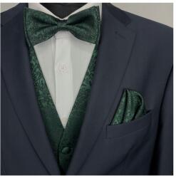 CGM Legyek és Jacquard Párnahuzat Fekete Zöld Ing Öltöny (M5/48)