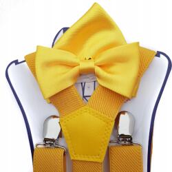 CGM Gyerek Sárga Legyező Nadrágtartó, Fényes, Párnahuzattal (KPL/SZ3/MDZ/25)