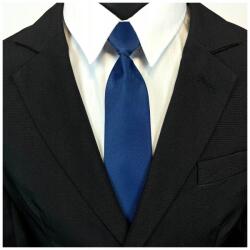  Sötétkék gumis fiú nyakkendő, kész nyakkendő (K4/64)