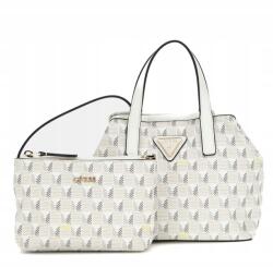 GUESS Guess G Wave Mini kézitáska világosszürke (HWJT9344750-STONE LOGO)