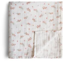 Mushie muszlin pólya - rózsaszín virág (810052467801)