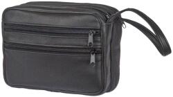 Judu Dupla rekeszes nagy fekete bőr autóstáska (dupla autós nagy)