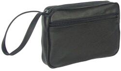 Judu Fekete bőr autóstáska 1 + 2 rekeszes, kéderes (szimpla kéderes autóstáska nagy)