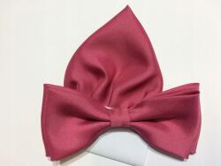 CGM Csokornyakkendő és díszzsebkendő Elegáns korall rózsaszín csokornyakkendő (M3/53)