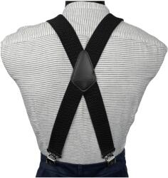 CGM Nadrágtartó dupla X Erős fekete 4 cm (SZ/6/X/1)