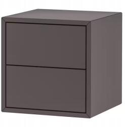 IKEA Fali Éjjeliszekrény Ikea Eket 2 Fiókos Szürke 35x35x35 cm Sín (393.293.84)