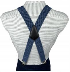 CGM Nadrágtartó dupla X Erős Farmer Kék 4 cm (SZ/6/X/DENIM)