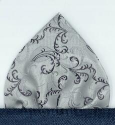 CGM Szürke grafit párnahuzat, blézer zseb (Poszetka żakardowa - trójkątny płomień)