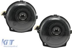 KITT Mercedes W463 G-osztály 1989-2012 Fekete Bi-Xenon Look Első lámpák (HLMBW463B)