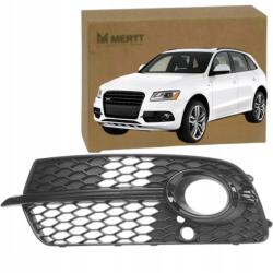 Mertt Rövid Rács Maszk elülső vak Levál Audi Q5 Fekete Fényes 12-16 S Line
