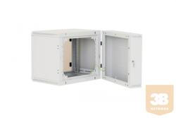 TRITON RBA-18-AD6 18U magas 19"-os 615mm mély fali rack szekrény, kétrészes