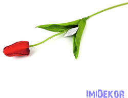  Bimbós tulipán szálas 48 cm - Piros