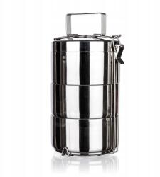 BANQUET Rozsdamentes acél termosz ételhordó Banquet Akcent 3 szintes (AKCENT 3 CZĘŚCI)