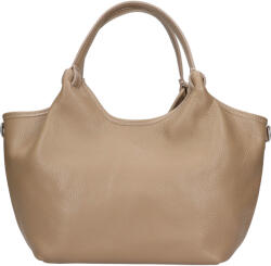Italia Női bőr kézitáska Italia Sammy - bézs