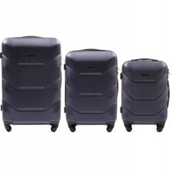  3 db-os utazópoggyász szett Unlimited Abs+ 4 kerekű 3 db-os bőrönd szett (MGN01-3KPL-D.BLUE)