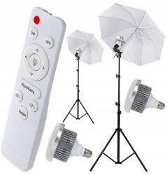 CineGEN 2 db-os esernyő lámpa szett 110 cm 170W Led távirányítóval (CGON284382)