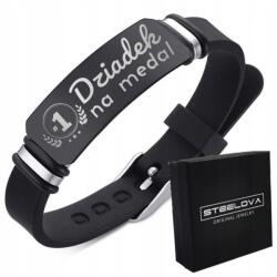 STEELOVA Gravírozott karkötő Nagypapa Érem Ajándék (BA442)