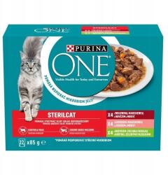 ONE Sterilcat ízkeverék- nedves macskaeledel 12x85g