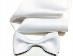 CGM Fehér Csokornyakkendő Zsebkendővel (M/27/POSZETKA)