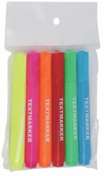  Textmarker, corp rotund, varf 1-5 mm, 6 culori/set (NN009007) - birotica-asp