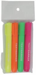  Textmarker, corp rotund, varf 1-5 mm, 4 culori/set (NN009006)