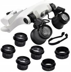 Rozz Nagyító óraüveg javítás 2 led 25x kiváló minőségű kivitelezés