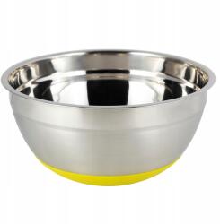 Kamille Rozsdamentes Acél Tál 22 cm Szilikon Alj (KM4348)