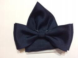 CGM Csokornyakkendő és párnahuzat Elegáns sötétkék navy csokornyakkendő (M/PLUS/18)