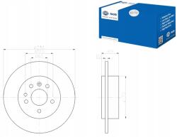 Pagid Hella Féktárcsák Pagid 4907523 12763591 5057 - allegro - 26 270 Ft
