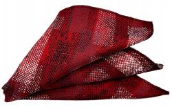 CGM Bordó párnahuzat zseb zsebkendő blézer (Poszetka żakardowa - do ułożenia kieszeń)