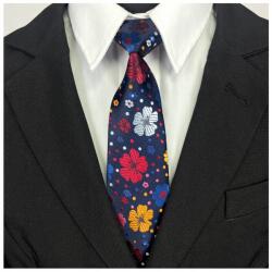  Sötétkék Piros Fehér fiú nyakkendő gumis nyakkendő (K4/Żak/5)