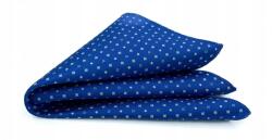  Kék-szürke párnahuzat, blézer zsebbe (Poszetka żakardowa do ułożenia w kieszeń)