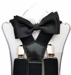 CGM Gyerek Fekete Nadrágtartó És Matt Legyező Párnahuzattal (KPL/SZ3/MDZ/1)