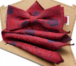 CGM Bordó-sötétkék legyező, kirakós játék (Mucha żakardowa z poszetką w komplecie)