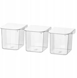 IKEA Tárolók 3 Db Perforált Falra Skadis Tartozék (803.359.09)