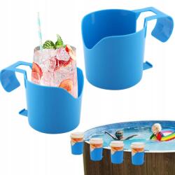  Állvány Tálca Italtartó Tálca Ivópohár Tartó Spa Medence (z boku na ściankę drinka piwo do napojów)