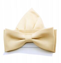 CGM Bézs Világos Csokornyakkendő, Kivágással (M3 46)