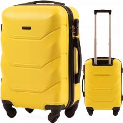 Wings Kis utazóbőrönd kabin méretű kézipoggyász kerekeken Ryanair Unlimited (MGN01-S-BLACK)