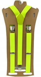 CGM Pisztácia intenzív fluo egyszínű nadrágtartó (Szelka - struktura gumy ukośna)