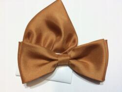 CGM Csokornyakkendő és párnahuzat Elegáns régi arany-bronz csokornyakkendő (57)