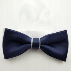 CGM Sötétkék-fehér Legyező, Fehér Szegéllyel (Mucha)