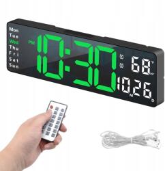  13 Inch-es Led Óra Éjjeliszekrény Otthonra Digitális Led Ébresztőóra Hálószobába (XF-76534)