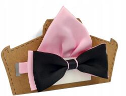 CGM Fekete-rózsaszín matt legyező, kivágással (M3/1/17/WYP)